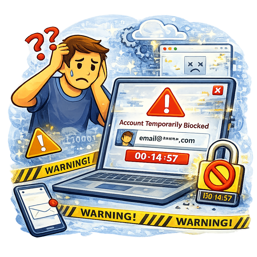 Account Temporarily Blocked