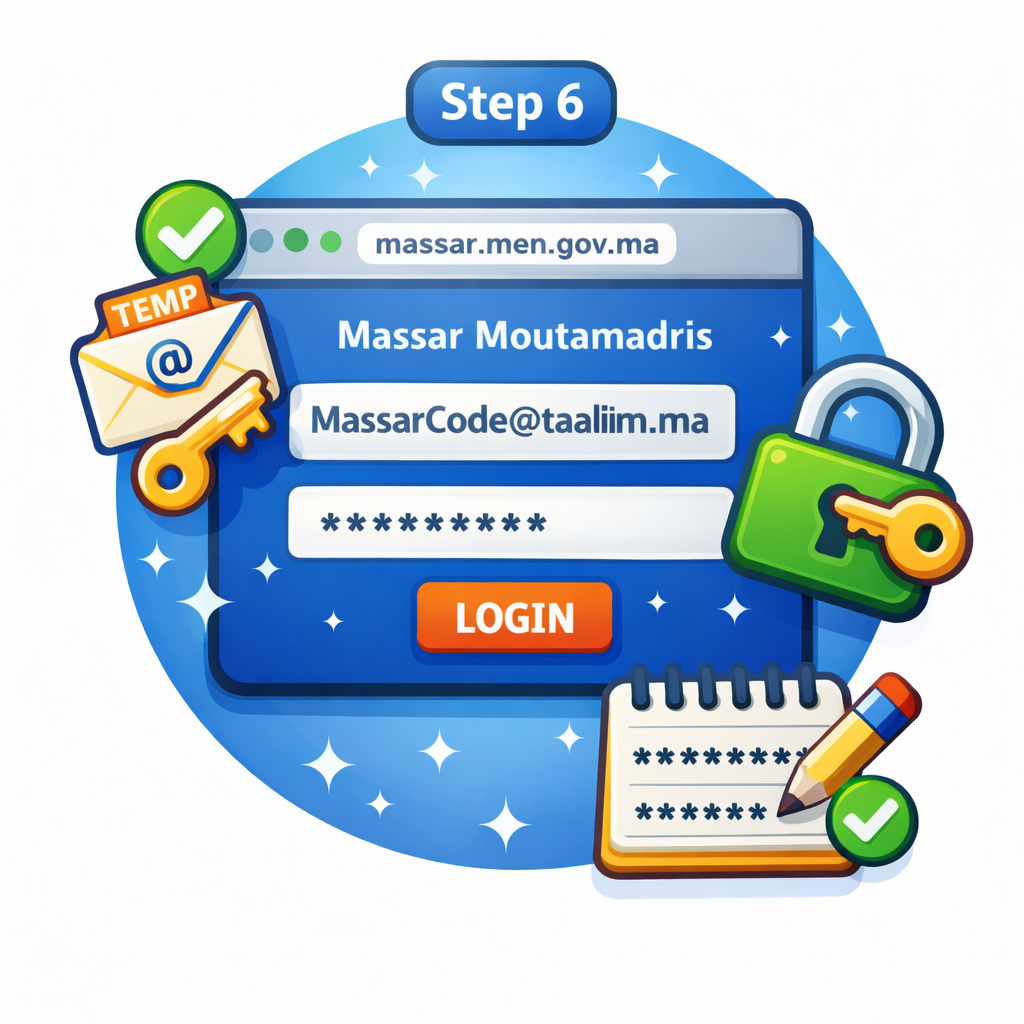 تسجيل الدخول الى مسار