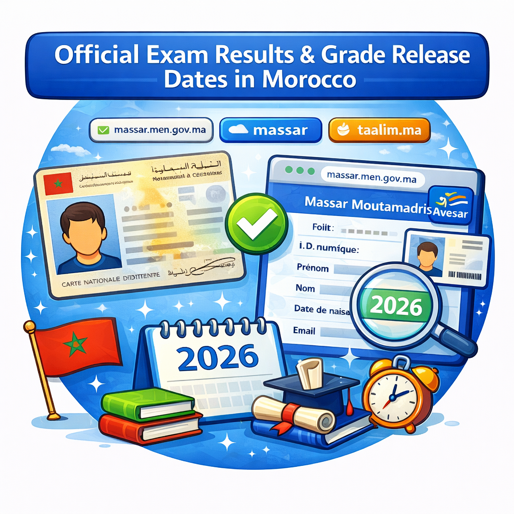 Official Exam Results and Grade Release Dates in Morocco