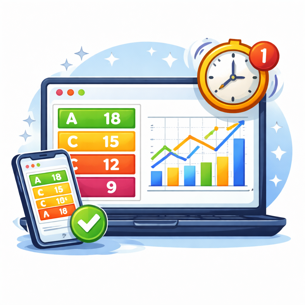 Real-Time Access to Grades and Results