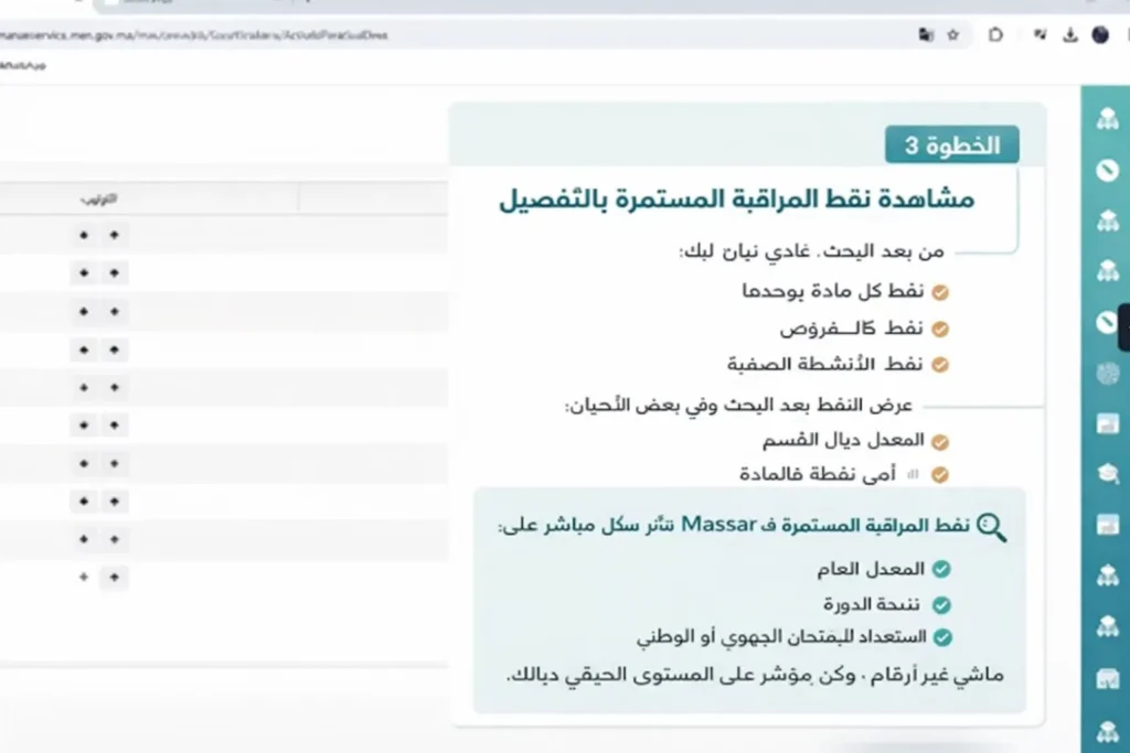 taalim.ma مسار النقط​