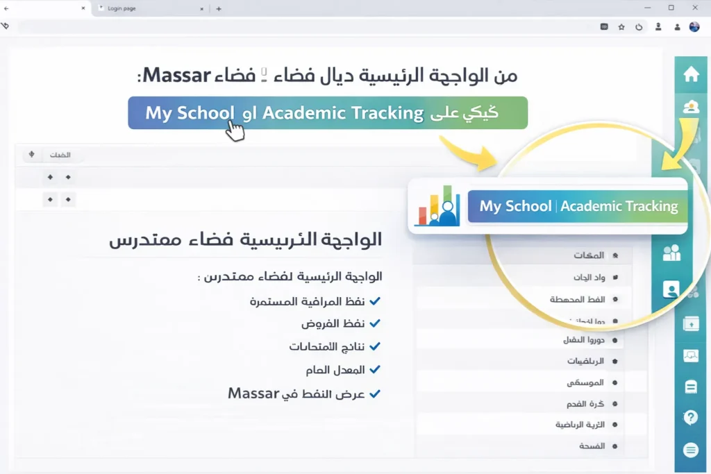 كيفية الدخول الى مسار من الهاتف